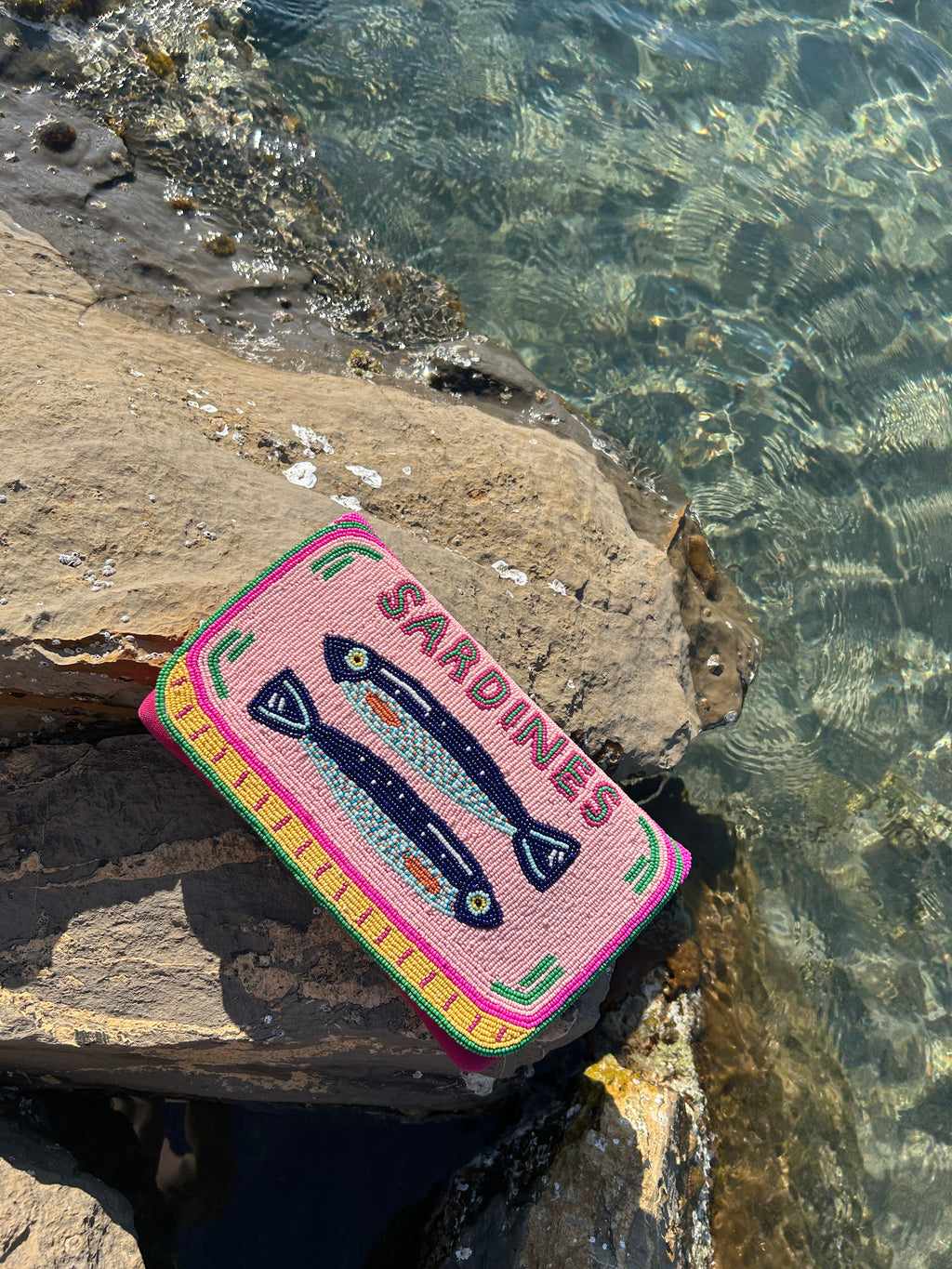 Pink Tide Clutch
