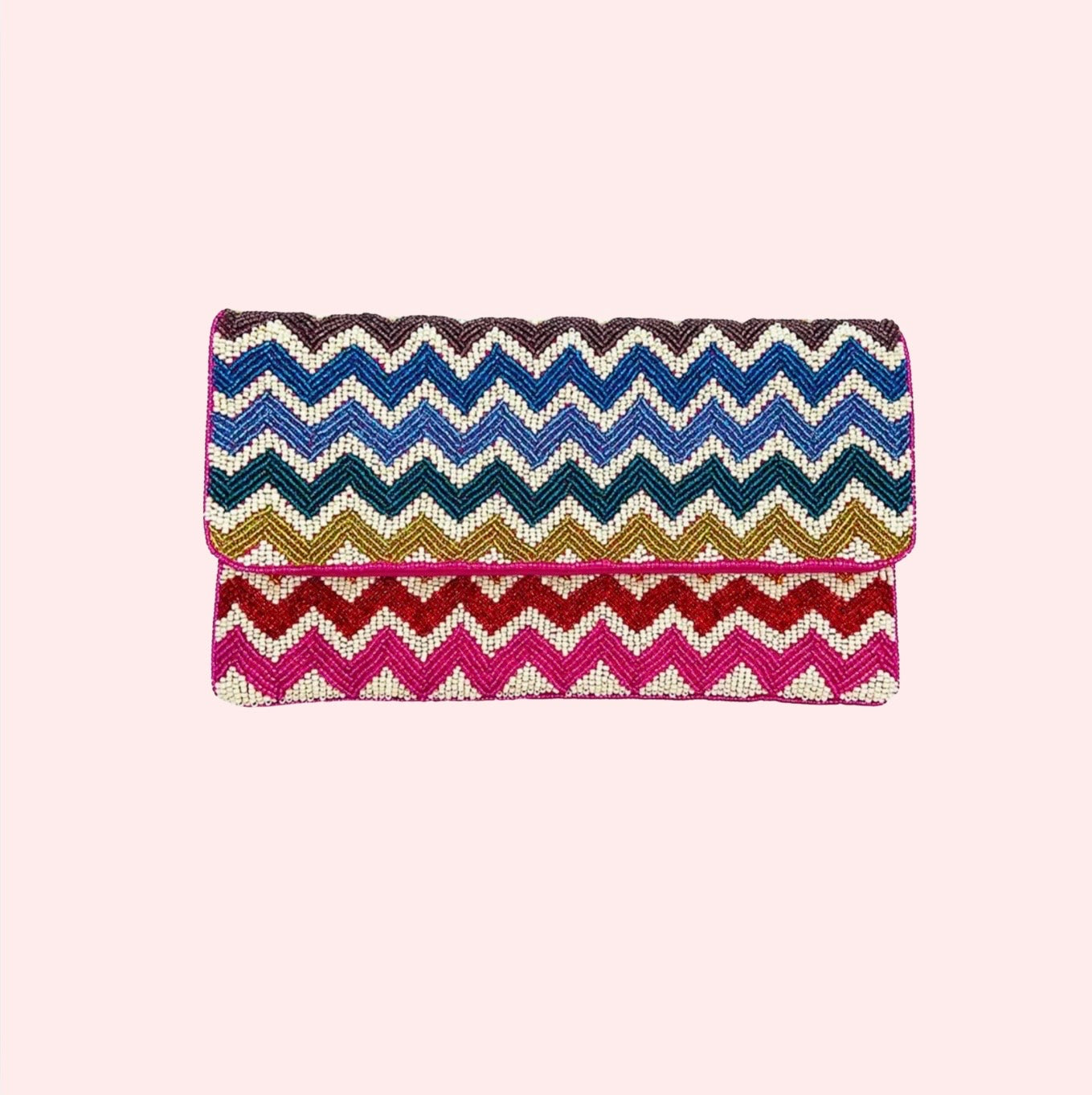 Chevron Tide Clutch