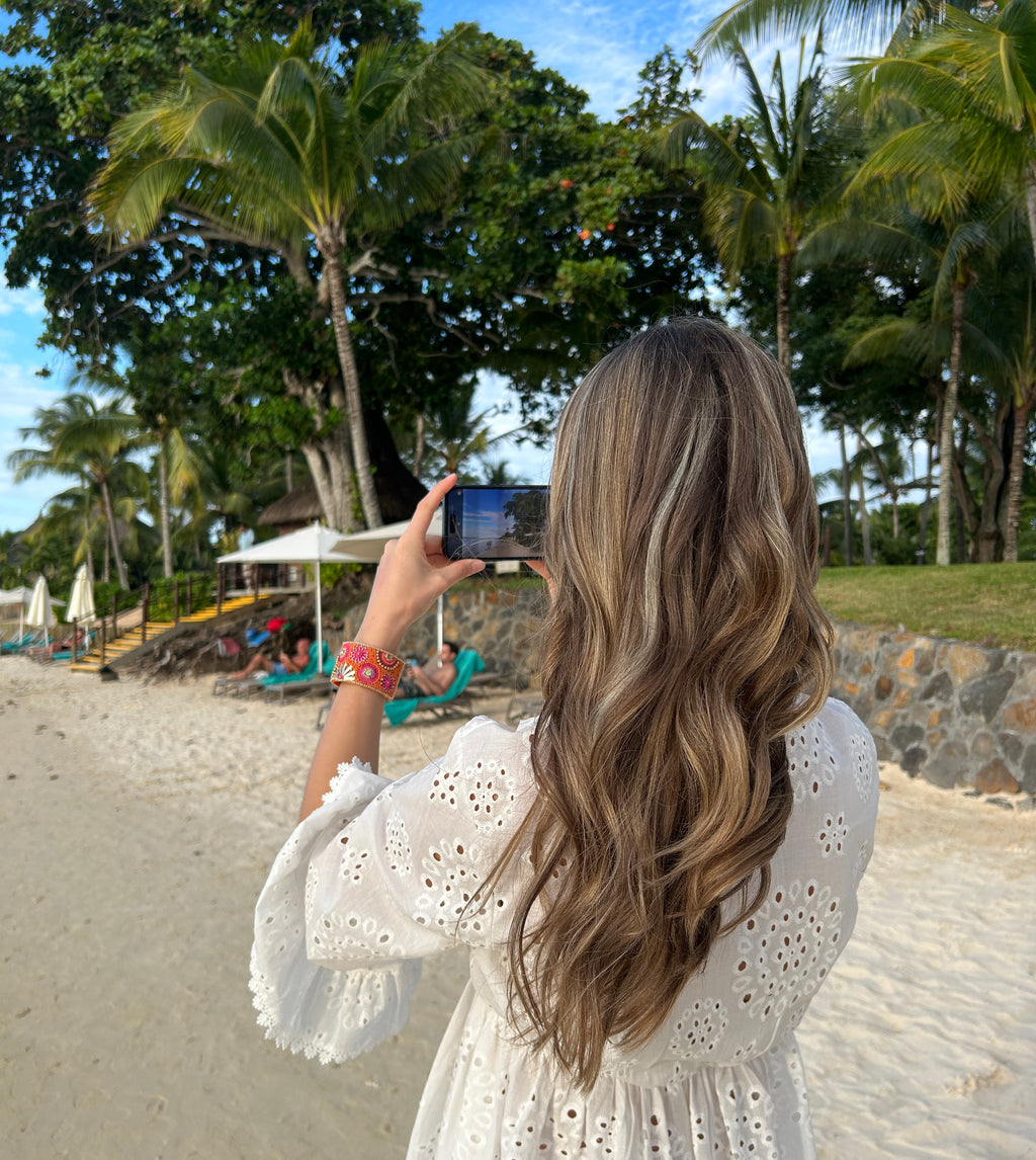 Indira Statement Bangle Orange